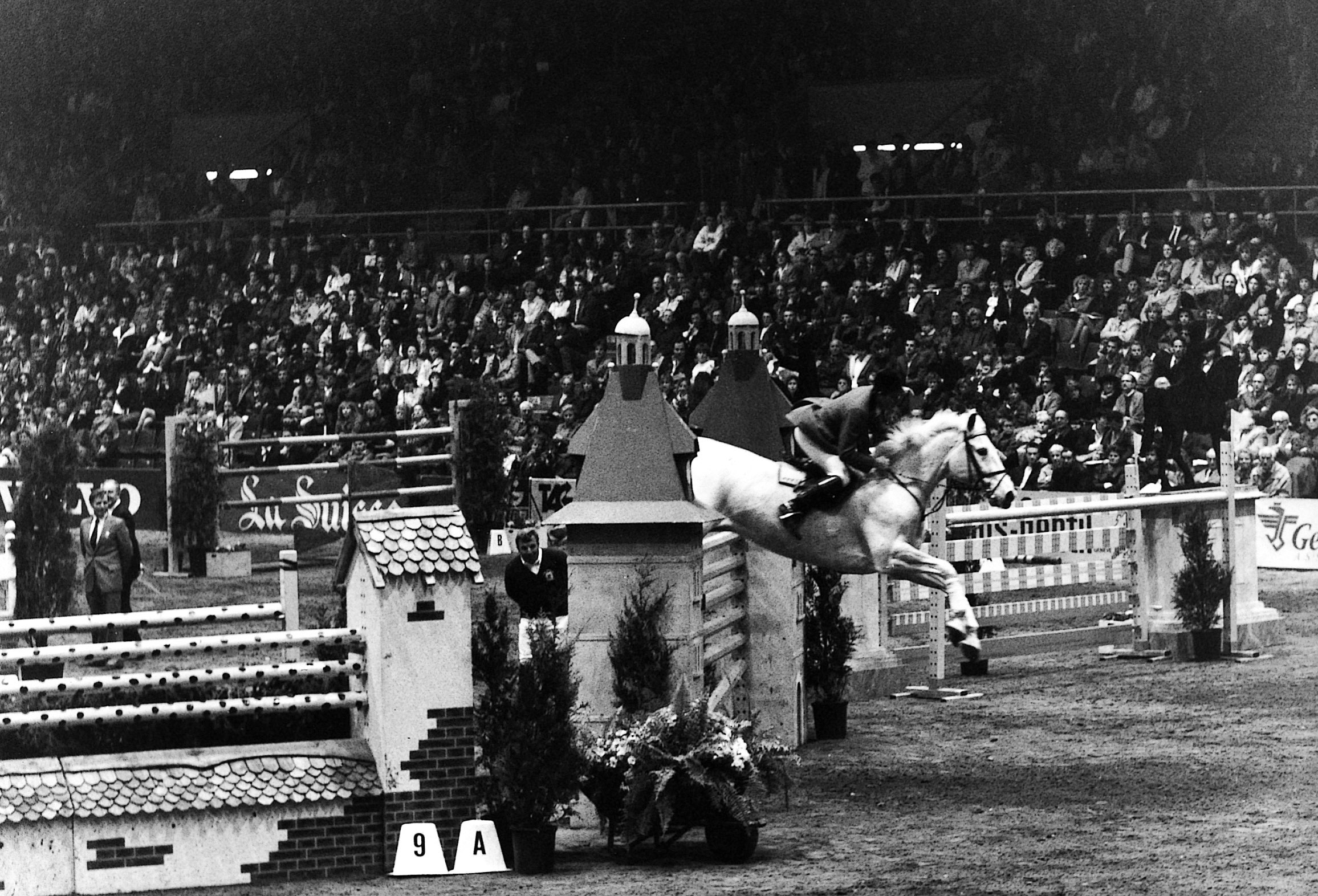 John Whitaker and Milton at Les Vernets in 1989