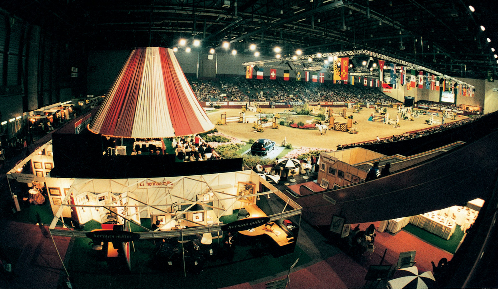The Palexpo arena seen from the stands