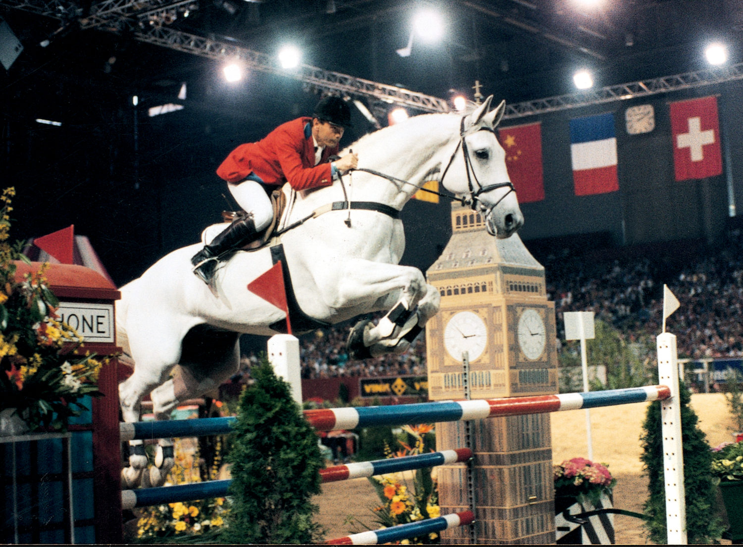 Willi Melliger and Calvaro V at Palexpo