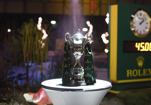 The Rolex Grand Slam trophy