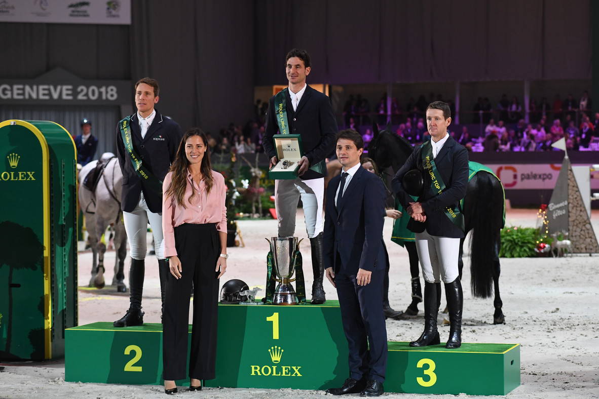 Le podium de la 18e Rolex IJRC Top 10 Final