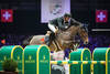 Harrie Smolders (NED) riding Monaco during the day 3 of Rolex Grand Slam of Show Jumping on December 9, 2022 in Geneva, Switzerland. (Photo by Pierre Costabadie/Icon Sport)