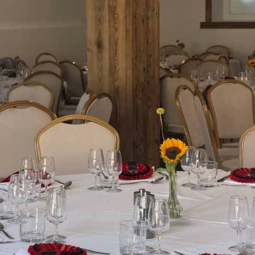 soirée bénévoles table