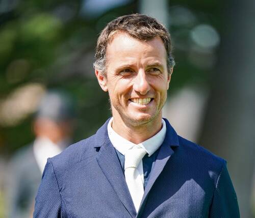 Gregory WATHELET of Belgium during the Rolex Grand Prix Ville De La Baule, Jumping La Baule - CSI5 on May 8, 2022 in La Baule, France. (Photo by Pierre Costabadie/Icon Sport)