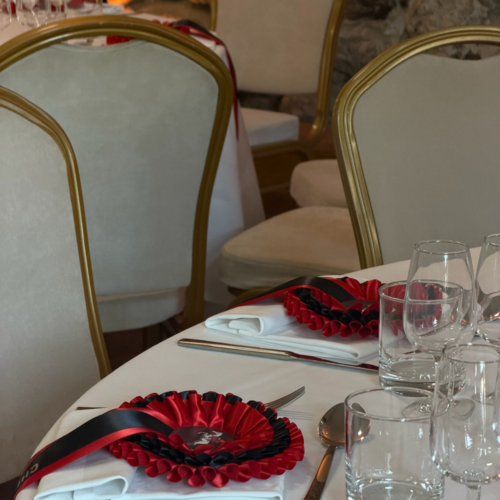 soirée bénévoles table