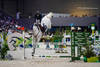 Martin Fuchs of Switzerland riding Leone Jei during the CHI de Geneva - Rolex Grand Slam of Show Jumping on December 12, 2021 in Geneva, Switzerland. (Photo by Pierre Costabadie/Icon Sport)