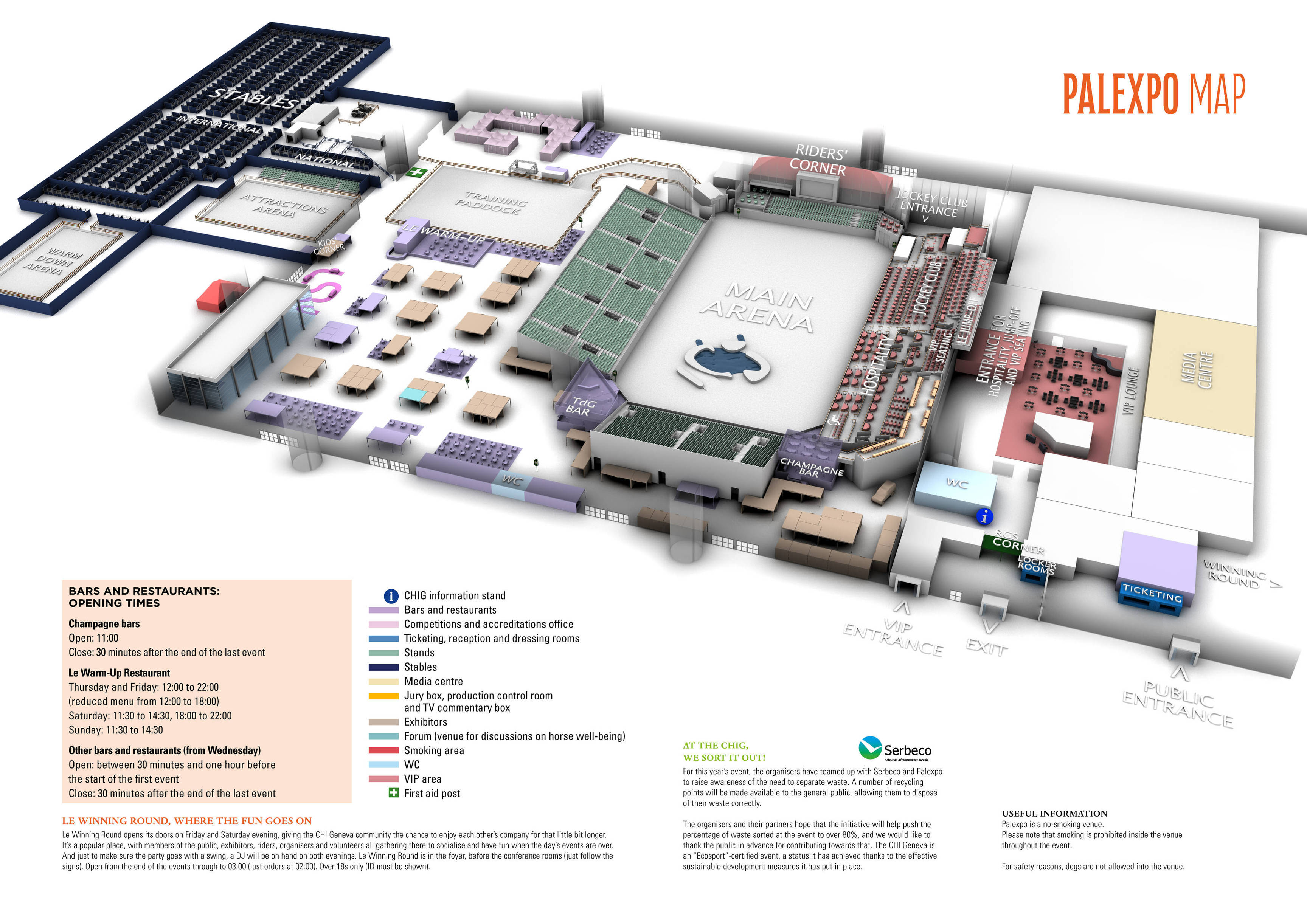 The map of the CHI Geneva