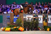 Edouard Schmitz of Switzerland riding Gamin van't Naastveldhof during the CHI de Geneva - Rolex Grand Slam of Show Jumping on December 11, 2021 in Geneva, Switzerland. (Photo by Pierre Costabadie/Icon Sport)