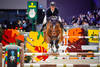 Edouard Schmitz of Switzerland riding Babylone Des Erables during the CHI de Geneva - Rolex Grand Slam of Show Jumping on December 11, 2021 in Geneva, Switzerland. (Photo by Pierre Costabadie/Icon Sport)